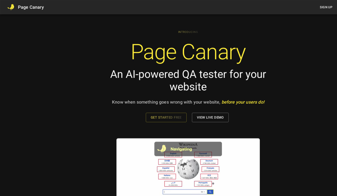 Page Canary