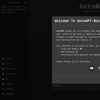 AutoGPT Nextweb