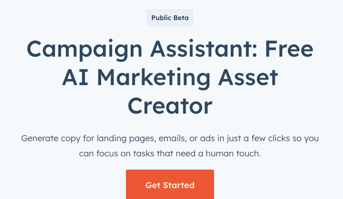 HubSpot Campaign Assistant