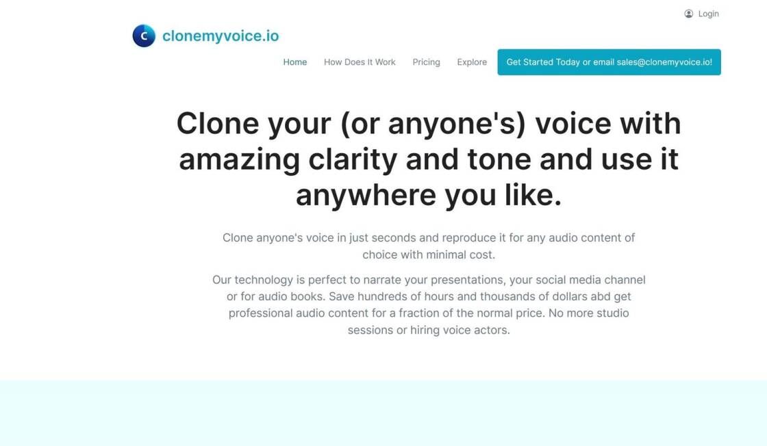 Clonemyvoice.io