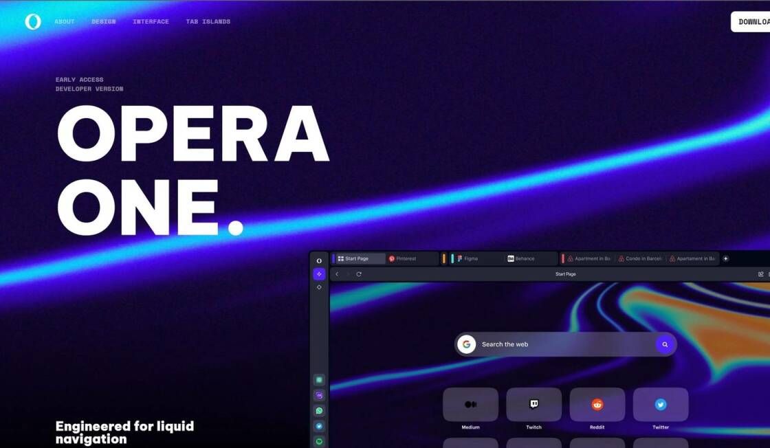 Opera One Browser