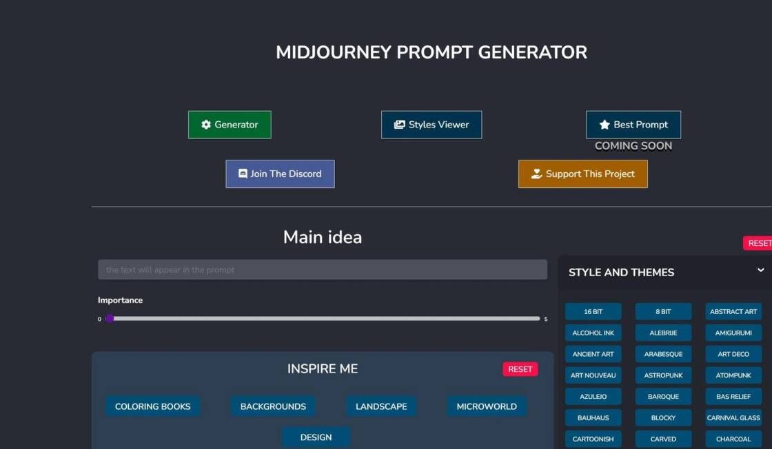 MidJourney Prompts Journey