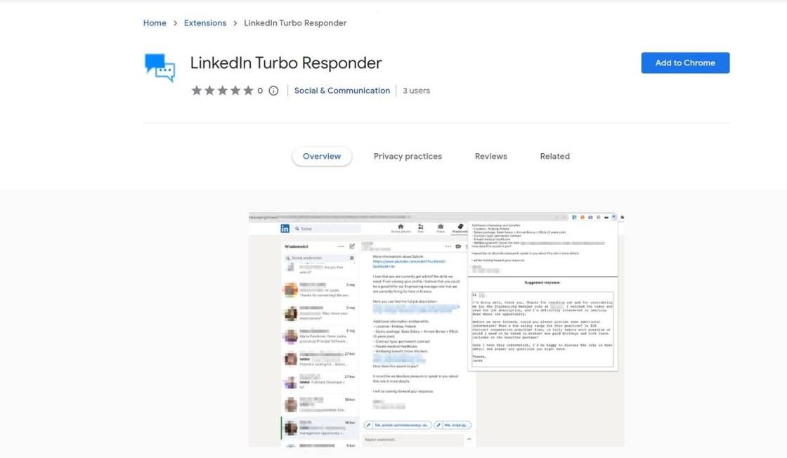 LinkedIn Turbo Responder