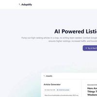 Adaptify Listicle Writer