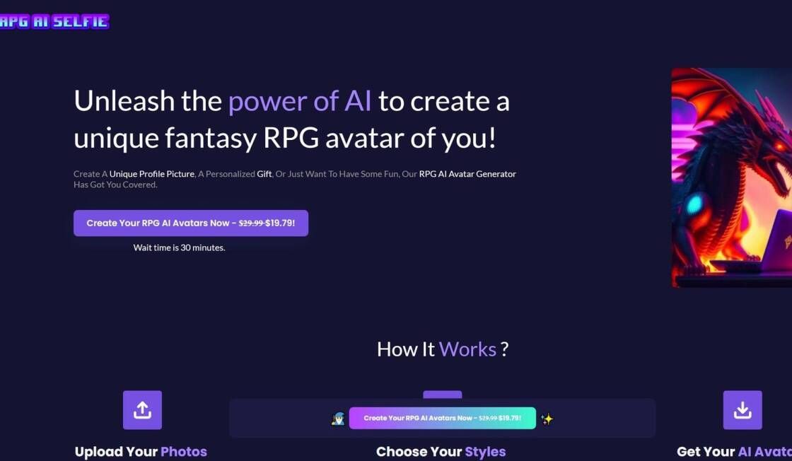 RPG AI Selfie Generator