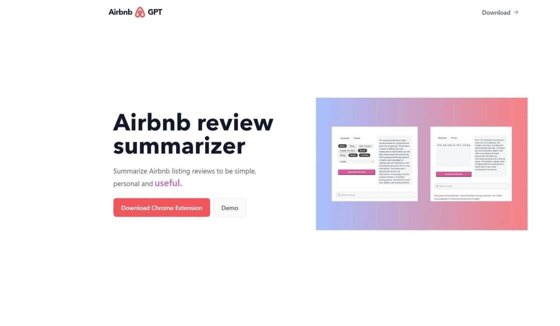 Airbnb Review Summarizer