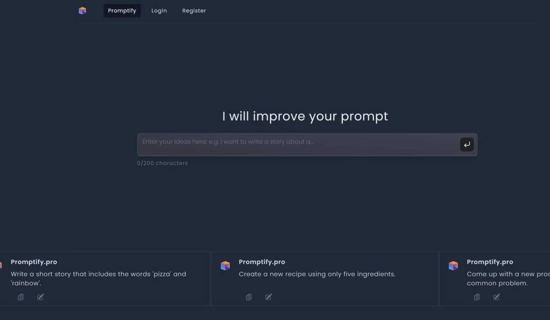 Promptify Editor