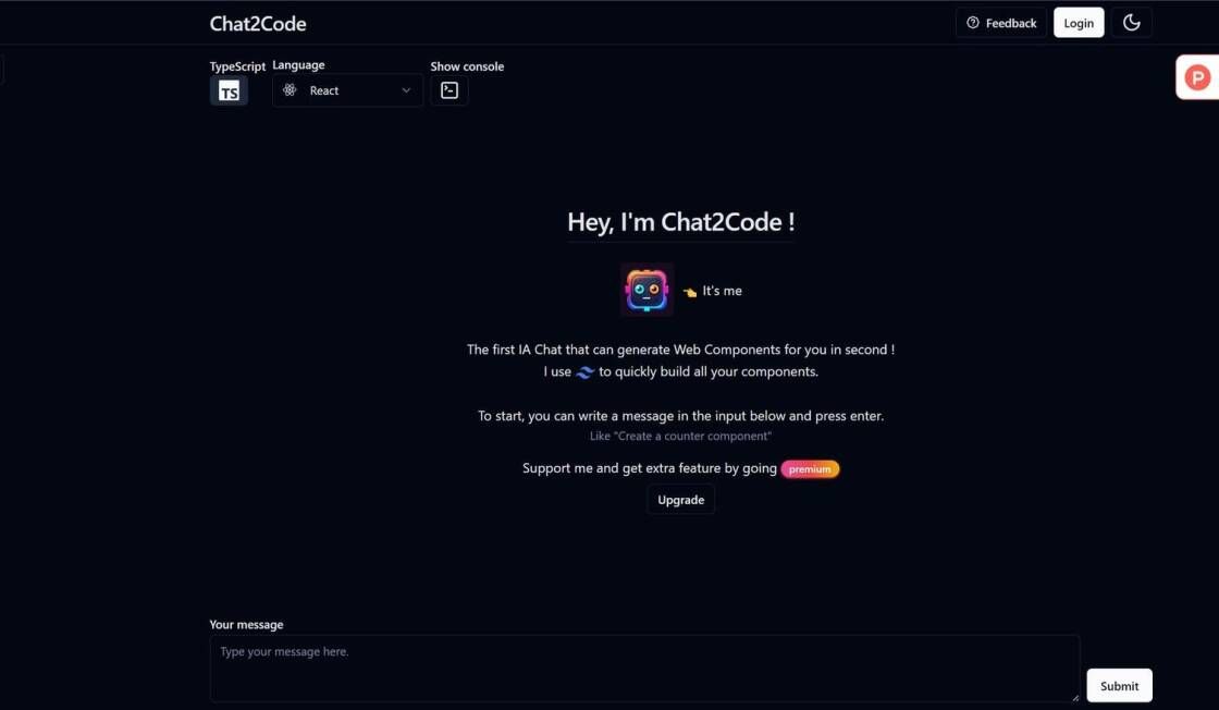 Chat2Code