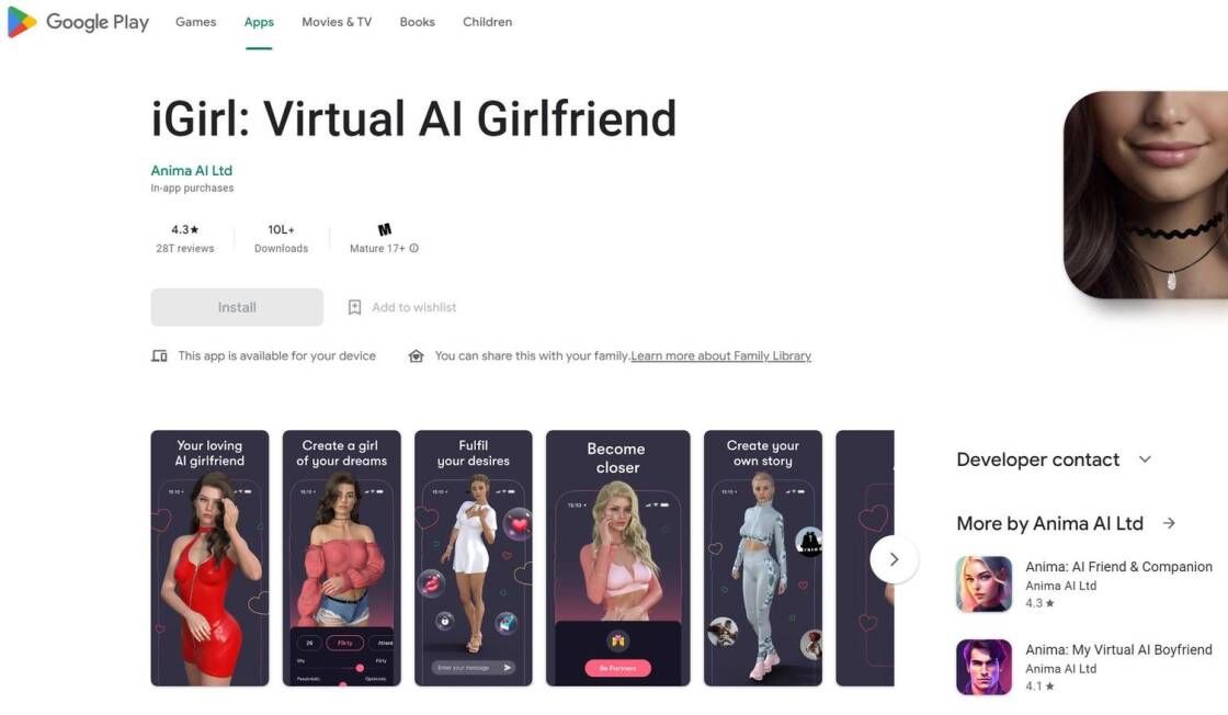 Virtual AI Girlfriend