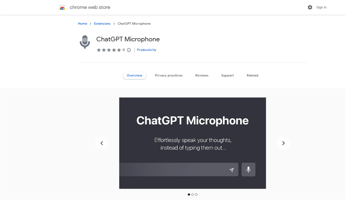 ChatGPT Microphone