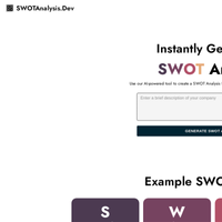 SWOT Analysis