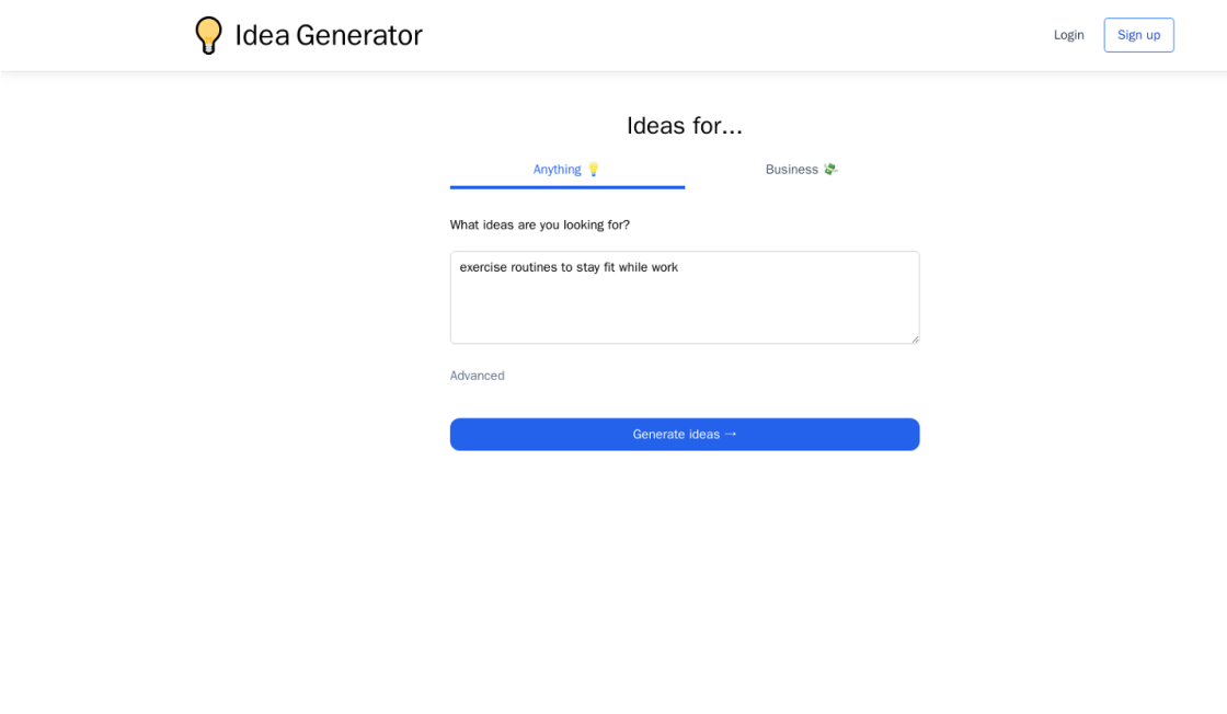 Idea Generator