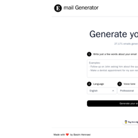 Email Generator