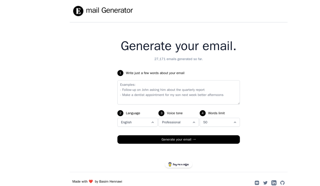 Email Generator