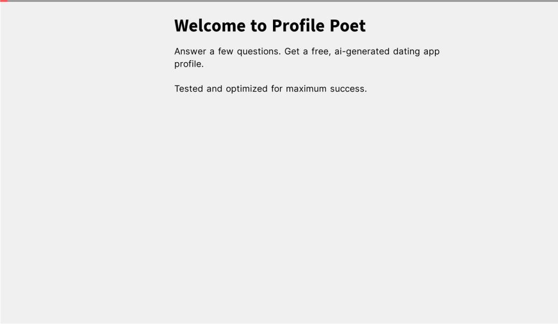 Profile Creator