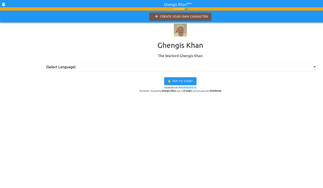 Ghengis Khan Chatbot