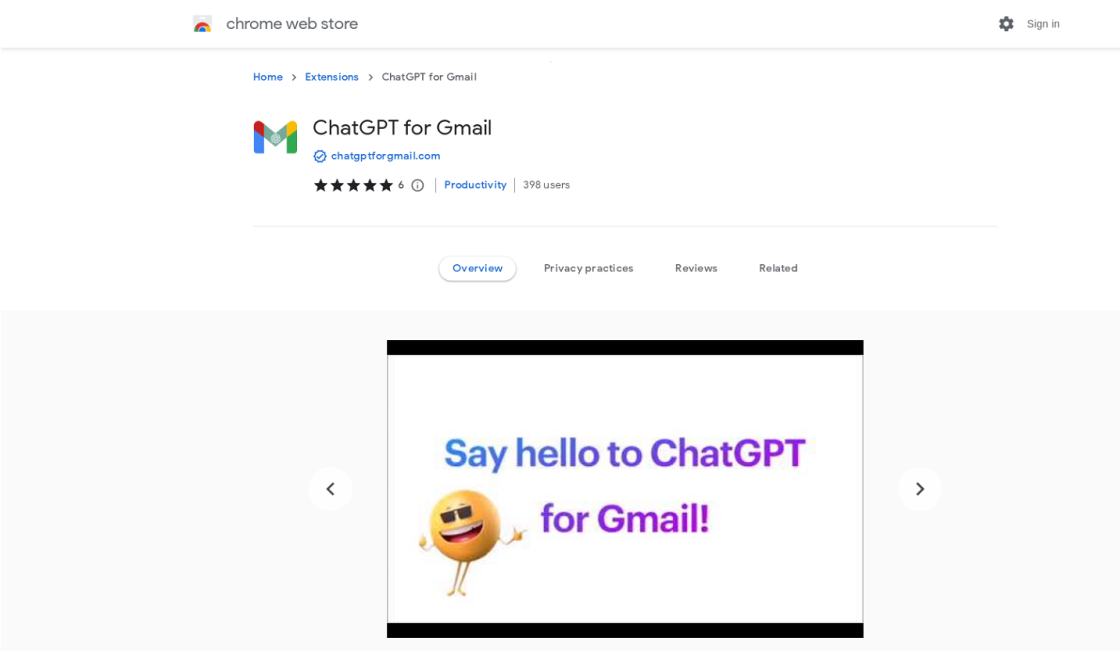 ChatGPT For Gmail