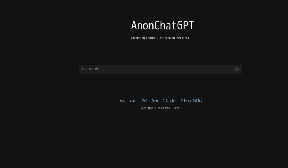 Anonchatgpt