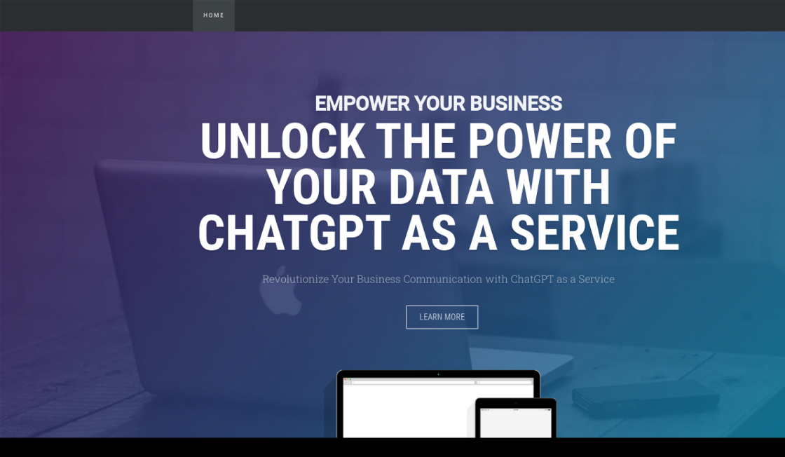 ChatGPT As A Service