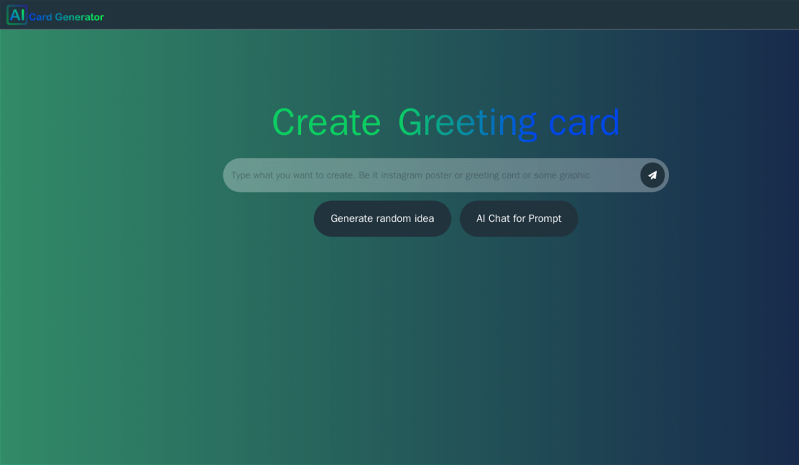 AI Card Generator