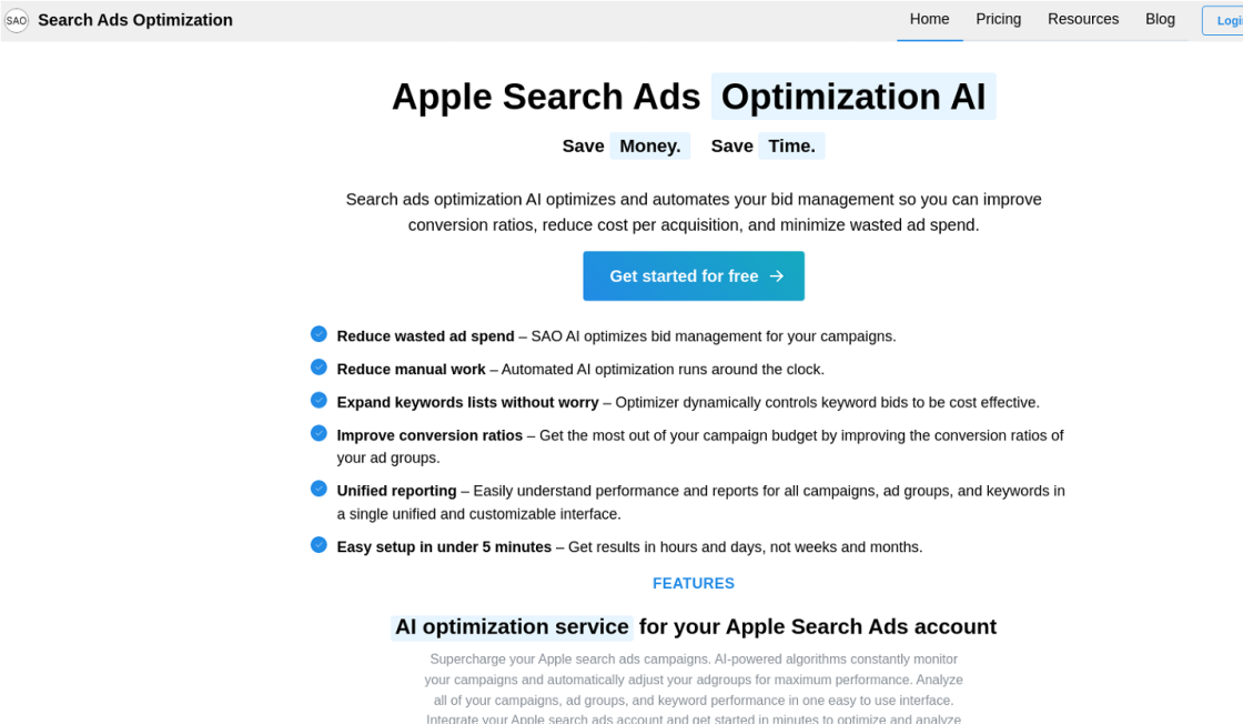 Search Ads Optimization AI