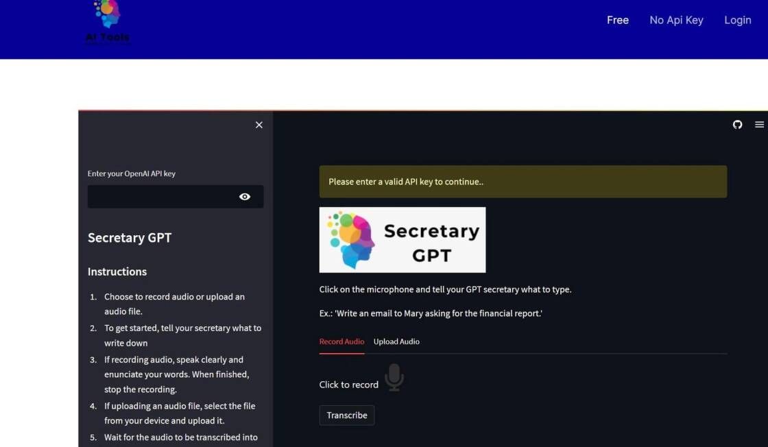 Secretary GPT