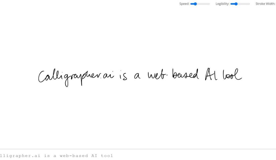 Calligrapher AI