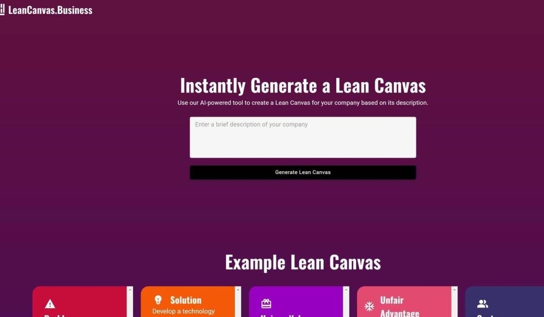 Lean Canvas