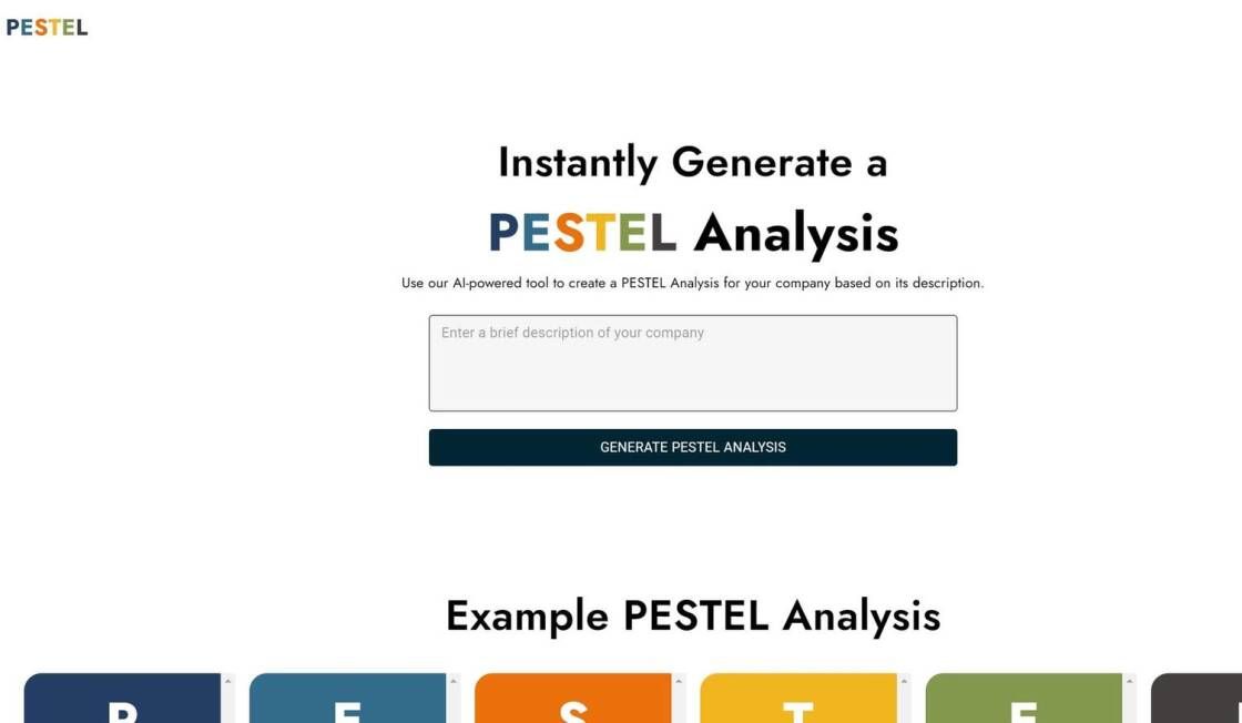 Pestel Analysis