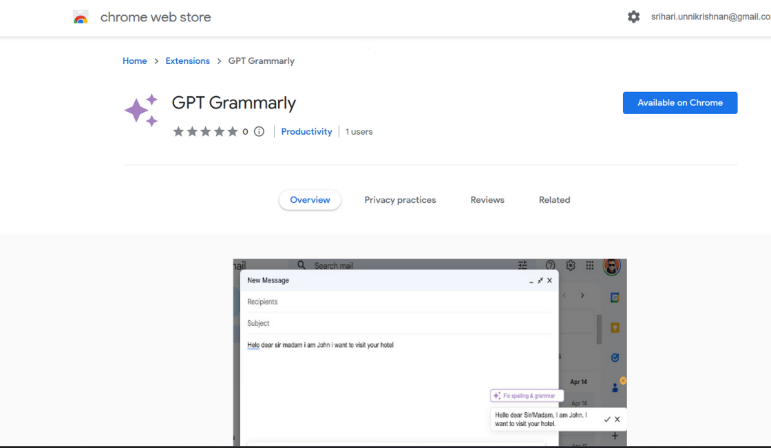 GPT Grammarly