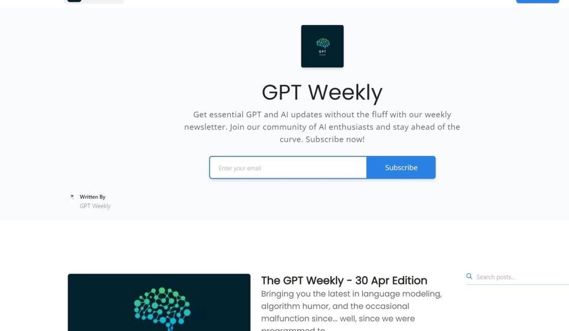 GPT Weekly