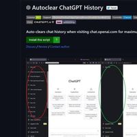 Autoclear ChatGPT History