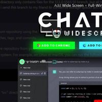 ChatGPT Widescreen Mode