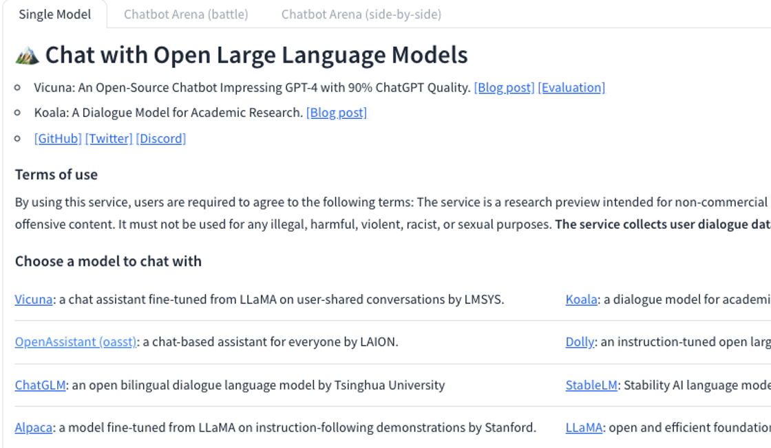 Chatbot Arena