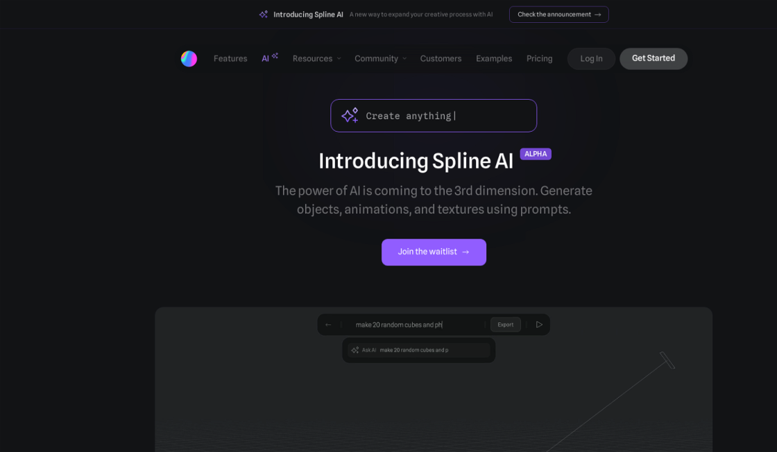 Spline AI (Alpha)