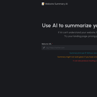 Website Summary AI