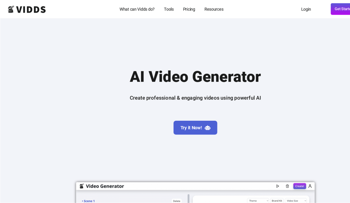 Video Generator By Vidds