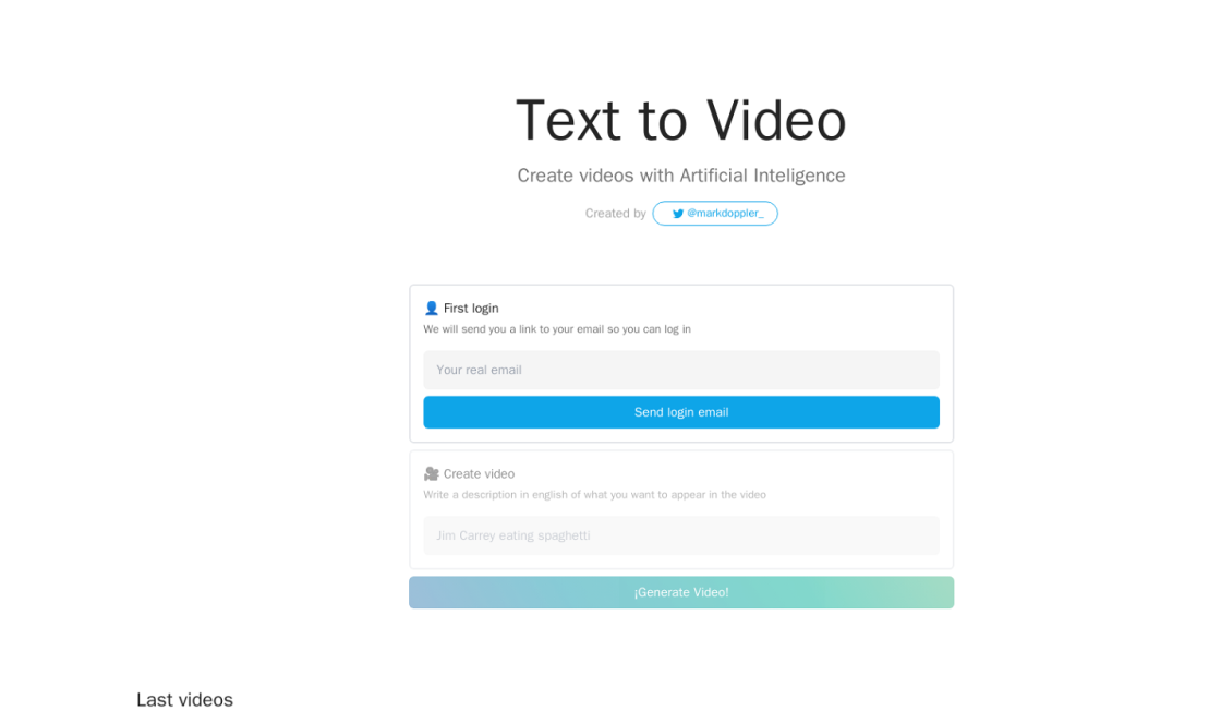 Text To Video AI