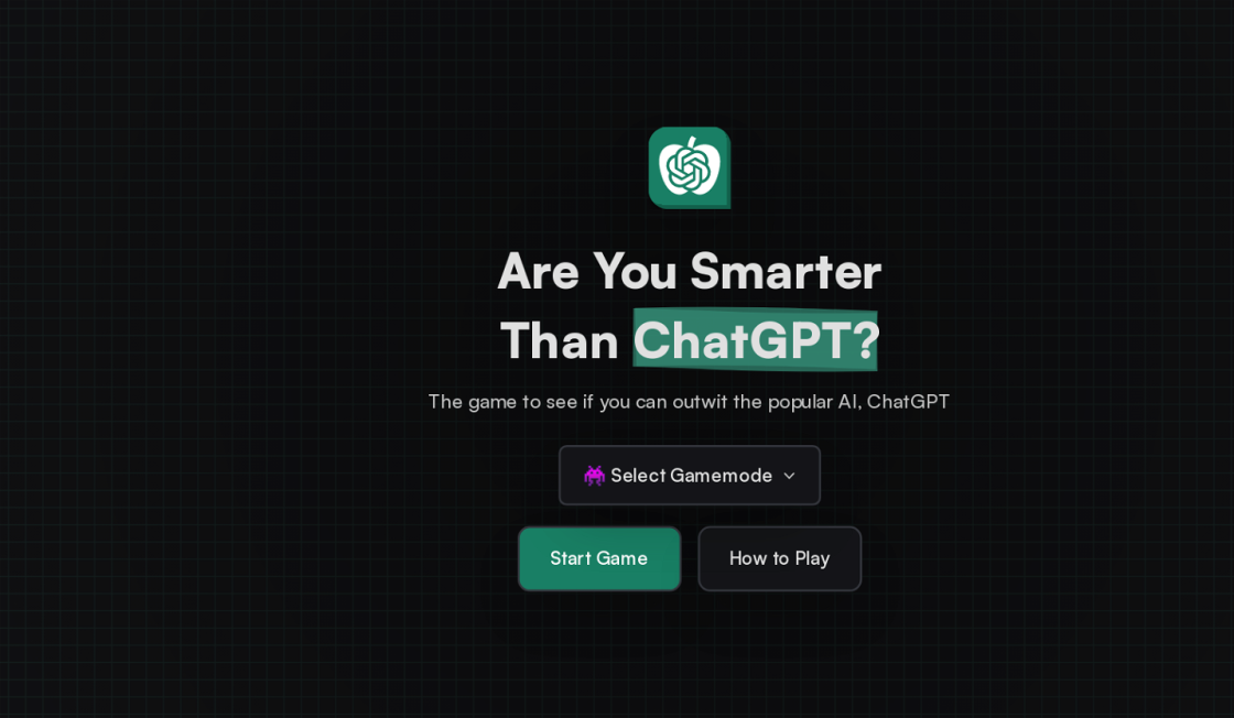 Are You Smarter Than ChatGPT