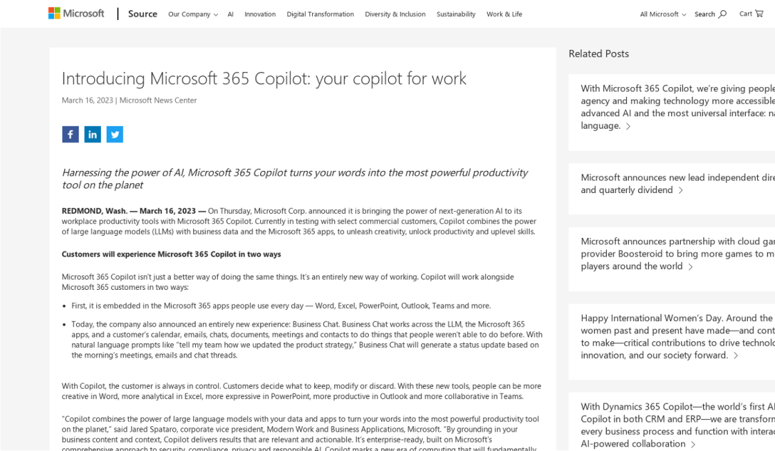 Microsoft 365 Co-pilot