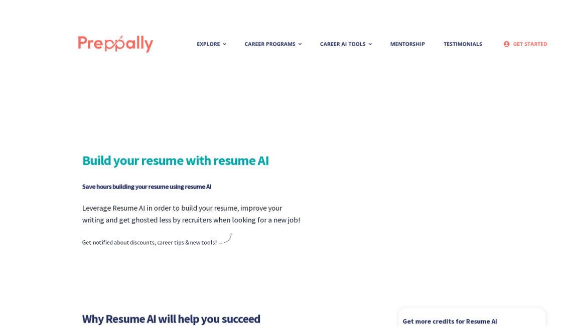 Preppally - Resume AI