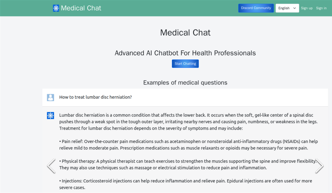 Medical Chat