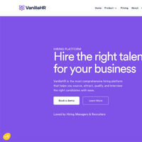 VanillaHR Hiring Platform