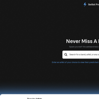Setlist Predictor