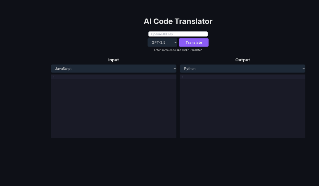 AI Code Translator