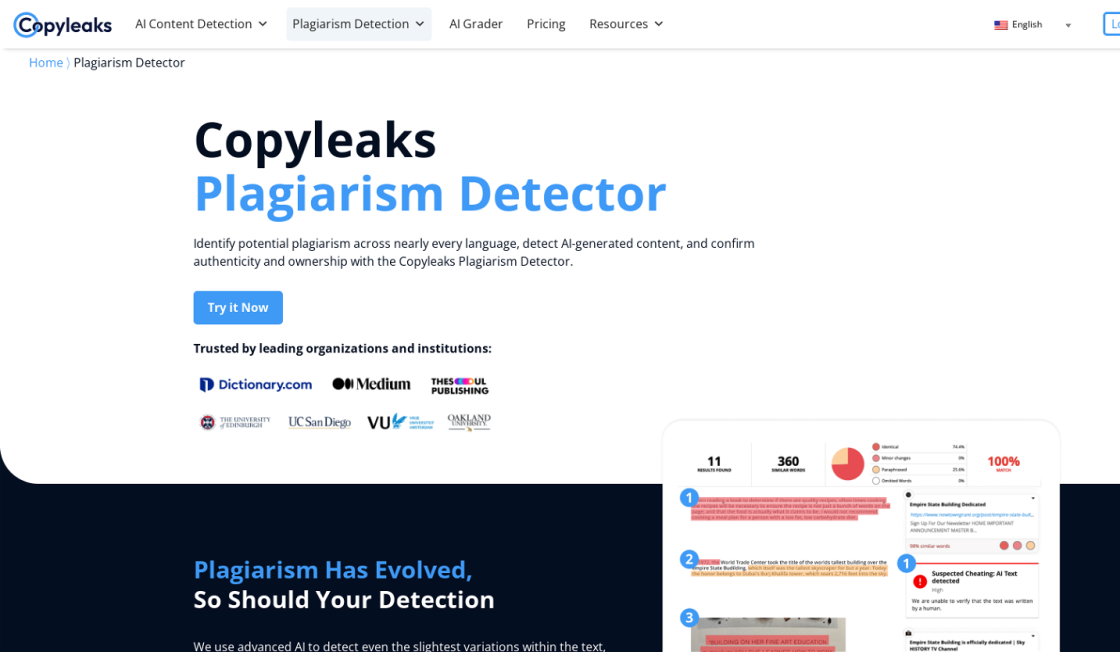 Copyleaks - Plagiarism Detector