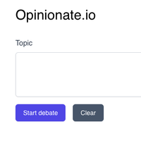 Opinionate.io