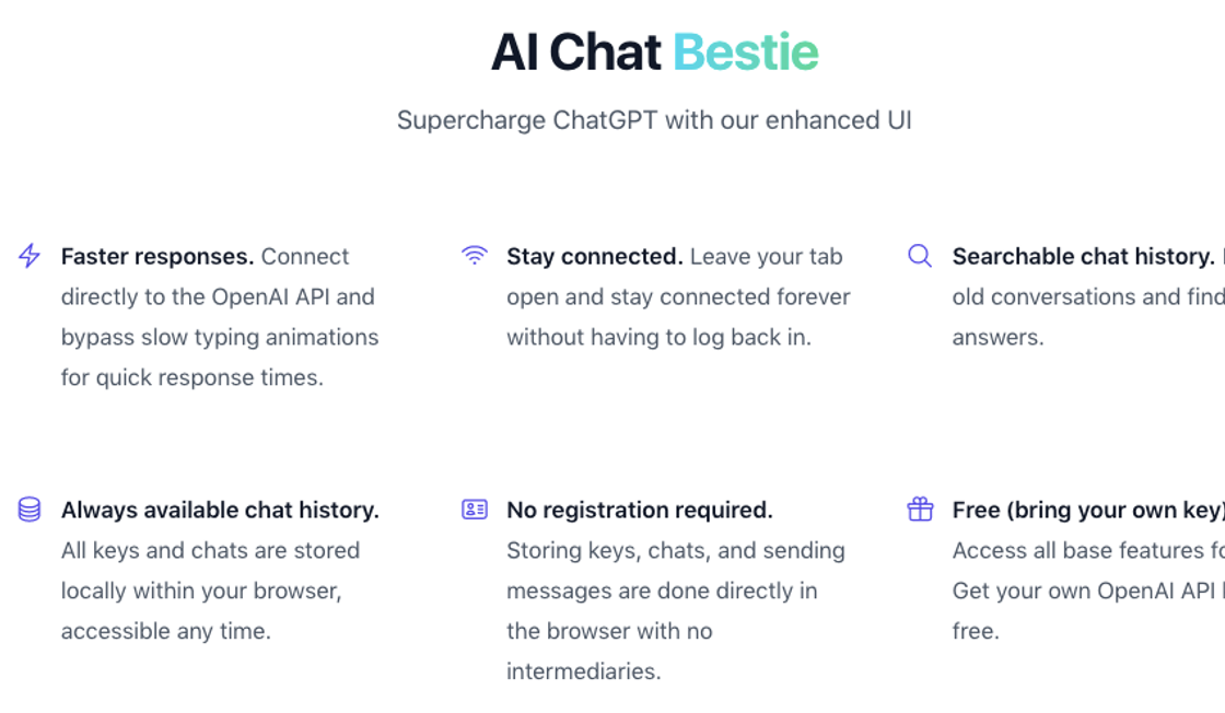 AI Chat Bestie