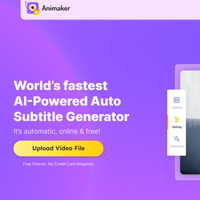 Animaker’s Subtitle Generator