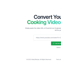 Video2Recipe